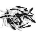 Harrows Softtip points Dimple black 200 pieces czarne/białe