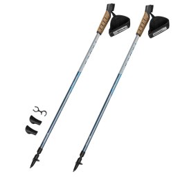 Kijki do Nordic Walking Spokey Neatness II niebiesko-szare 929464