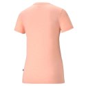 Koszulka damska Puma ESS Logo Heather Tee brzoskwiniowa 586876 26