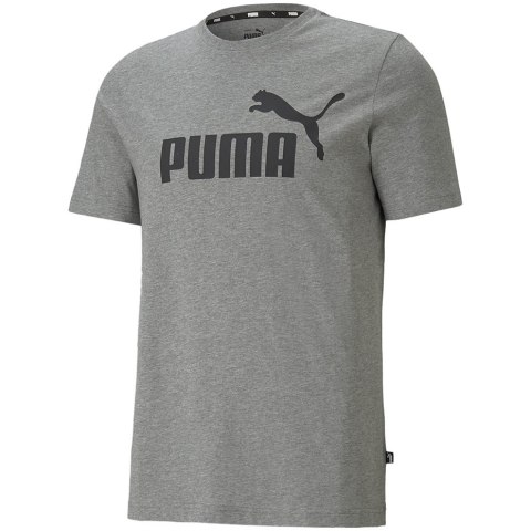 Koszulka męska Puma ESS Logo Tee Medium szara 586666 03