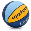 Piłka koszykowa Meteor LayUp 3 błękitno-żółto-niebieska 07082