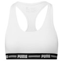 Stanik damski sportowy Puma Racer Back Top 1P Hang biały 907862 05