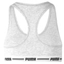 Stanik damski sportowy Puma Racer Back Top 1P Hang szary 907862 03