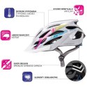 Kask rowerowy Meteor Shimmer S 52-56 cm in mold biały 24878