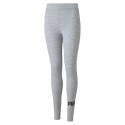 Legginsy dla dzieci Puma ESS Logo Leggings jasnoszare 587035 04