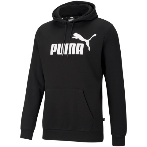 Bluza męska Puma Big Logo Hoodie FL czarna 586686 01