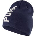 Czapka Puma Ess Classic Cuffless Beanie Peaco Senior granatowa 23433 02