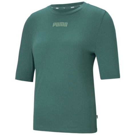 Koszulka damska Puma Modern Basics Tee Cloud zielona 585929 45