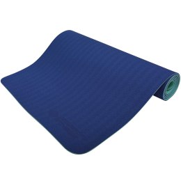 Mata do jogi Schildkrot Bicolor yoga matte granatowo-miętowa 960067