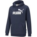 Bluza męska Puma ESS Heather Hoodie FL granatowa 586739 06