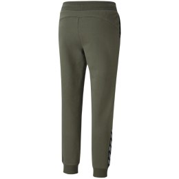 Spodnie damskie Puma power Pants FL cl Grape Lea zielone 589546 44