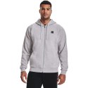 Bluza męska Under Armour Rival Fleece FZ Hoodie jasnoszara 1357111 011