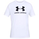 Koszulka męska Under Armour Sportstyle Logo SS biała 1329590 100