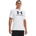 Koszulka męska Under Armour Sportstyle Logo SS biała 1329590 100