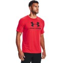 Koszulka męska Under Armour Sportstyle Logo SS czerwona 1329590 601