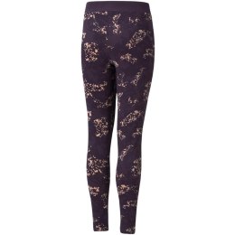 Legginsy dla dzieci Puma Alpha AOP fioletowe 589243 16