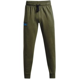 Spodnie męskie Under Armour Rival Flc Signature khaki 1366366 390