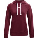 Bluza damska Under Armour Rival Fleece HB Hoodie burgund 1356317 627