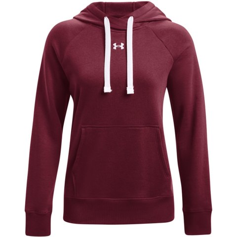 Bluza damska Under Armour Rival Fleece HB Hoodie burgund 1356317 627