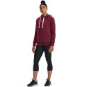 Bluza damska Under Armour Rival Fleece HB Hoodie burgund 1356317 627