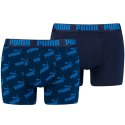 Bokserki Puma Men Aop Boxer 2P granatowe 935054 02