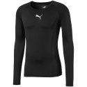 Koszulka męska Puma Liga Baselayer Tee LS czarna 655920 03