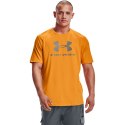 Koszulka męska Under Armour Sportstyle Logo SS pomarańczowa 1329590 755