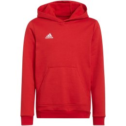 Bluza dla dzieci adidas Entrada 22 Hoody czerwona H57566