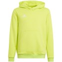 Bluza dla dzieci adidas Entrada 22 Hoody limonkowa HC5069