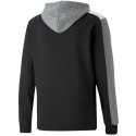 Bluza męska Puma ESS+ Block Hoodie TR szaro-czarna 847428 01