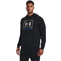 Bluza męska Under Armour UA Rival Flc Graphic Hoodie czarna 1370349 001