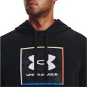 Bluza męska Under Armour UA Rival Flc Graphic Hoodie czarna 1370349 001