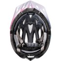 Kask rowerowy Meteor Marven M 55-58 cm biało-różowo-niebieski 25176