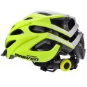 Kask rowerowy Meteor Marven M 55-58 cm szaro-biało-limonkowy 25170