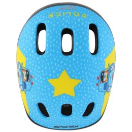 Kask rowerowy dla dzieci Spokey Fun M 52-56 cm niebiesko-żółty 941018