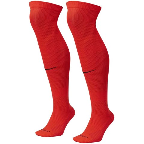 Getry piłkarskie Nike NK Matchfit Knee High Team/Strike KH WC22 Team czerwone CV1956 635/FQ8253 635