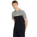 Koszulka męska Puma ESS+ Block Tee szaro-czarna 847426 01