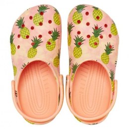 Chodaki dla dzieci Crocs Classic Party Kids pomarańczowe 207826 83E