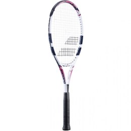 Rakieta do tenisa ziemnego Babolat Feather S CV G2 biało-różowo-granatowa 194032 121239