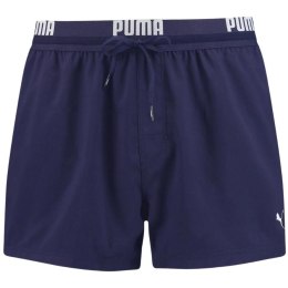 Spodenki kąpielowe męskie Puma Logo Short Lenght granatowe 907659 01