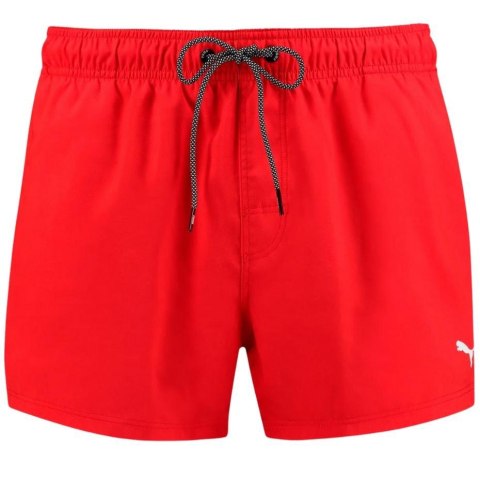 Spodenki kąpielowe męskie Puma Short Lenght Swim czerwone 907658 02