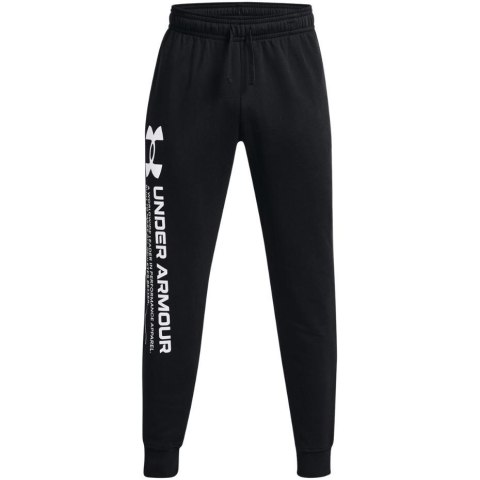 Spodnie męskie Under Armour Rival Fleece Chroma Pants czarne 1370345 001