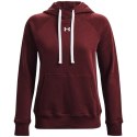 Bluza damska Under Armour Rival Fleece HB Hoodie czerwona 1356317 690