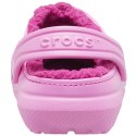 Chodaki dla dzieci Crocs Lined Clog różowe 207009 6SW