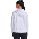 Bluza damska Under Armour Rival Fleece HB Hoodie biała 1356317 100