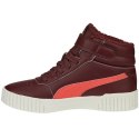 Buty dla dzieci Puma Carina 2.0 Mid WTR Jr bordowe 387380 02