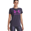 Koszulka damska Under Armour Live Sportstyle Graphic SSC fioletowa 1356305 558