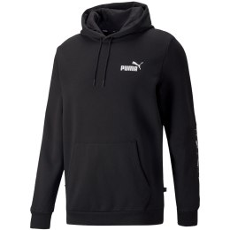 Bluza męska Puma ESS+ Tape Hoodie FL czarna 849040 01