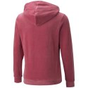 Bluza dla dzieci Puma ESS + Velour Hoodie G różowa 671040 45