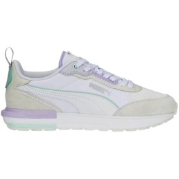 Buty damskie Puma R22 beżowo-fioletowo-białe 383462 25